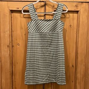 NWT Lou & Grey Gingham Ponte Strappy Dress